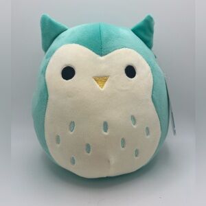 8” Winston the Owl NWT Squishmallows Kellytoy New with tag Fully stuffed